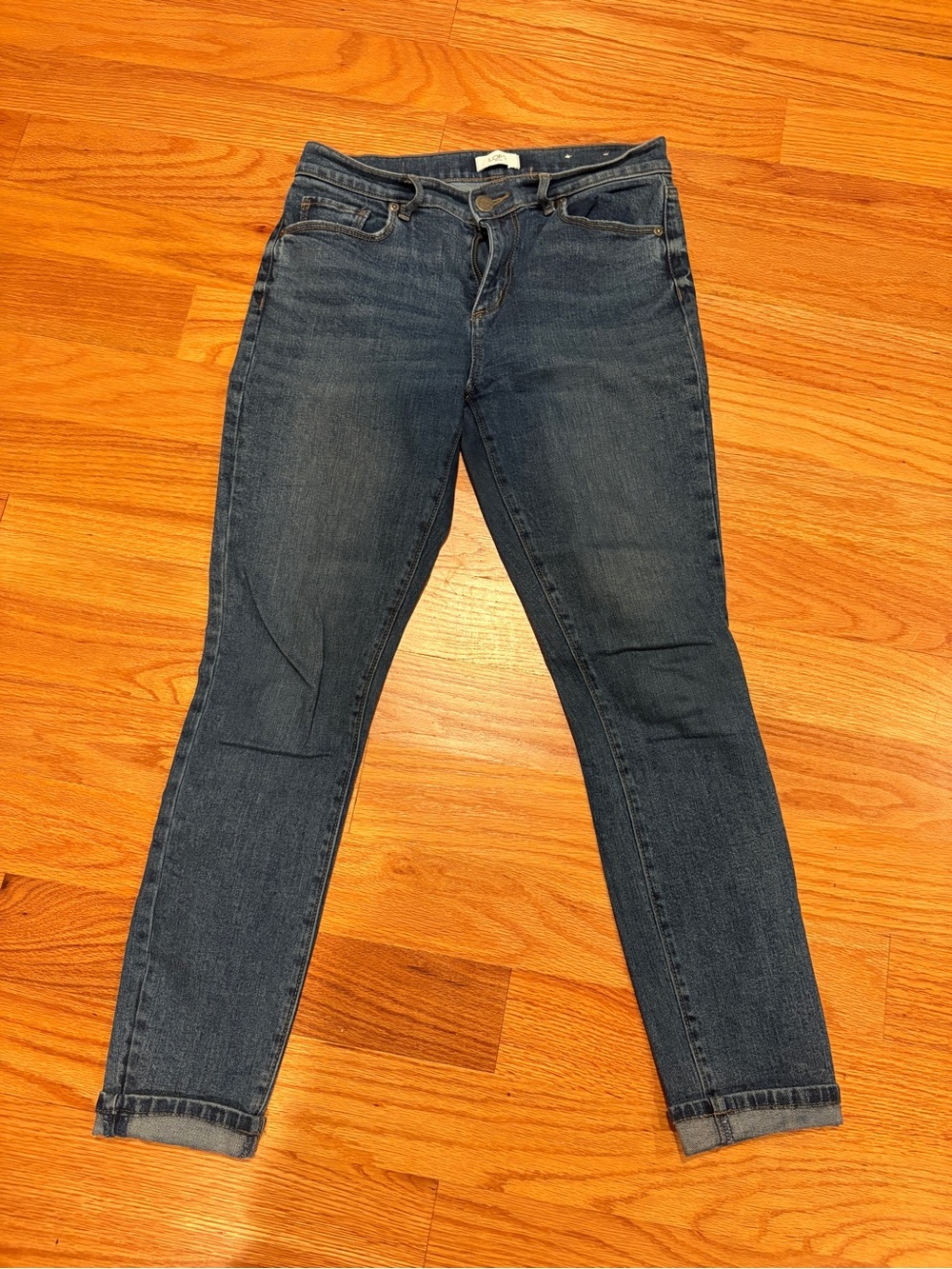 LOFT Dark Wash Skinny Jeans